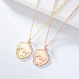 S925 Sterling Silver Hepburn Pendant Necklace Vintage Statement Collar Gift
