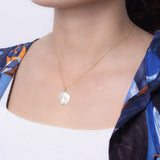 S925 Sterling Silver Hepburn Pendant Necklace Vintage Statement Collar Gift