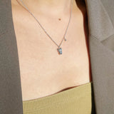 S925 Silver Baroque Pearl Necklace Women Pendant