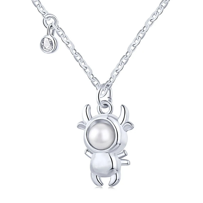S925 Silver Baroque Pearl Necklace Women Pendant