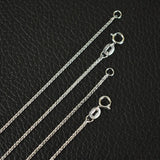 S925 Silver Necklace Men Women Couple Jewelry