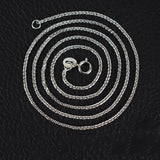 S925 Silver Necklace Men Women Couple Jewelry