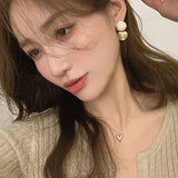 Heart-shaped Geometry Pendant Necklace