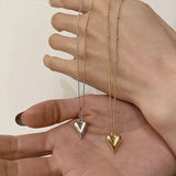 Heart-shaped Geometry Pendant Necklace