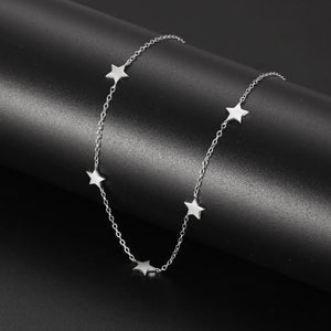 S925 Silver Necklace for Women Collarbone Chain Lady Jewelry