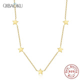 S925 Silver Necklace for Women Collarbone Chain Lady Jewelry