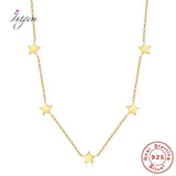 925 Silver Necklace for Women Collarbone Chain Lady Jewelry