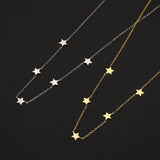 S925 Silver Necklace for Women Collarbone Chain Lady Jewelry