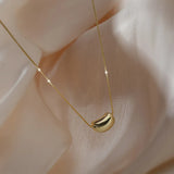 925 Silver Necklace Women Geometric Clavicle Chain Jewelry