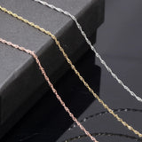 S925 Sterling Silver Necklace Snake Chain Women Jewelry