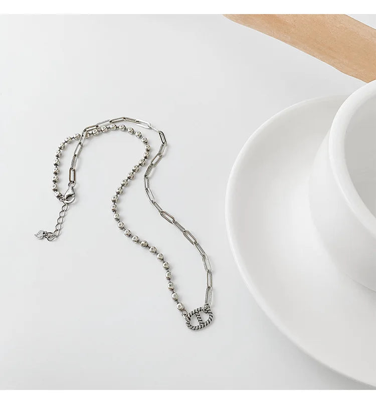 S925 Pig Nose Pendant Necklace for Women