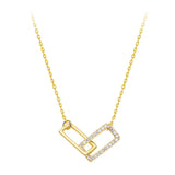 S925 Square Light Necklace for Women