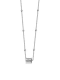 S925 Sterling Silver Necklace Love Pendant Clavicle Chain Girl Gift