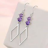 S925 Zircon 55MM Long Diamond Earrings for Women