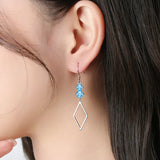 S925 Zircon 55MM Long Diamond Earrings for Women