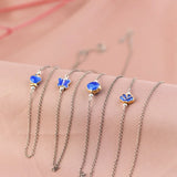 S925 Silver O Chain Necklace with Butterfly Fish Charm