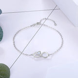 S925 Opal Crystal Stone Bracelet For Women