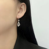 S925 Sterling Silver Necklace Earrings Pendant Two-Piece Set