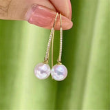 S925 Sterling Silver Pearl Beads Stud Earrings Setting Base