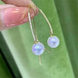 S925 Sterling Silver Pearl Beads Stud Earrings Setting Base