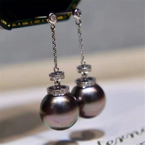 S925 Sterling Silver Pearl Beads Stud Earrings Setting Base DIY Jewelry Making