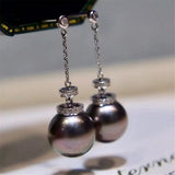 S925 Sterling Silver Pearl Beads Stud Earrings Setting Base DIY Jewelry Making