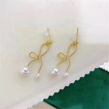 S925 Sterling Silver Pearl Beads Stud Earrings Base