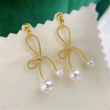 S925 Sterling Silver Pearl Beads Stud Earrings Base
