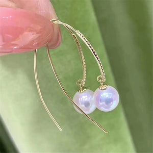 S925 Sterling Silver Pearl Beads Stud Earrings Setting Base