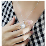 S925 Pearl Necklace Women's Star Pendant Clavicle Chain