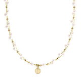 S925 Silver Pearl Necklace for Women, Luxury Beaded Sweater Chain