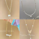 S925 Silver Pearl Necklace for Women, Luxury Beaded Sweater Chain