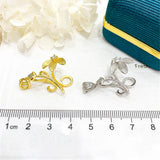 S925 Sterling Silver Pearl Pendant Settings Blank/Base for DIY Jewelry Making
