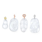 925 Silver Jade Zircon Clip DIY Jewelry Making Accessory