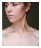 S925 Sterling Silver Heart-shaped Love Peach Heart DIY Necklace Pendant