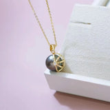 S925 Silver Pendant Mounts Base for 10-11mm Pearls
