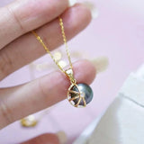 S925 Silver Pendant Mounts Base for 10-11mm Pearls