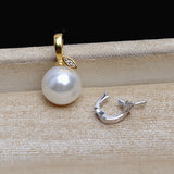 S925 Sterling Silver Pendant Mounts Base Mountings 3pcs/lot