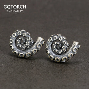 S925 Octopus Claw Tentacles Earrings Personalized Couple Jewelry