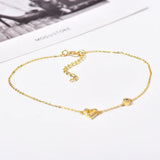 Sterling Silver Plated 14K Bracelet Love Women's Temperament