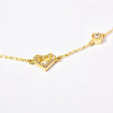 Sterling Silver Plated 14K Bracelet Love Women's Temperament