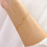 S925 Silver Plated 14K Bracelet Women's Love & Versatile Bracelet