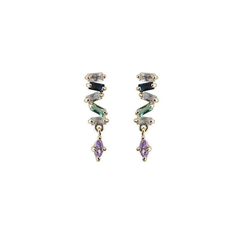 S925 Sterling Silver Plated 14K Earrings for Women