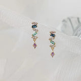 S925 Sterling Silver Plated 14K Earrings for Women