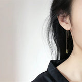 S925 Plated 14K Olive Green Zircon Ear Wires for Women Earrings