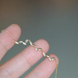 S925 Silver Plated 14k Bracelet Slim Women's Daily Wear