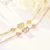 18K Plated Waist Bracelet, Women's Anniversary Jewelry