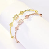 18K Plated Waist Bracelet, Women's Anniversary Jewelry