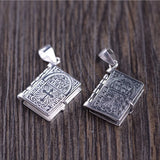 S925 Sterling Silver Punk Skull Head Whistle Pendant Jewelry