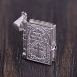 S925 Sterling Silver Punk Skull Head Whistle Pendant Jewelry